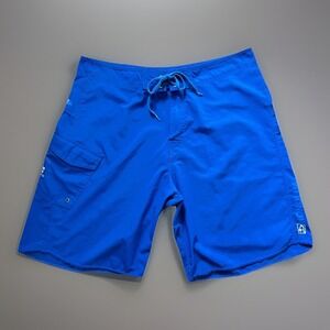 Honolua Swim Trunks Blue Mens Size 38.         ‎ *121